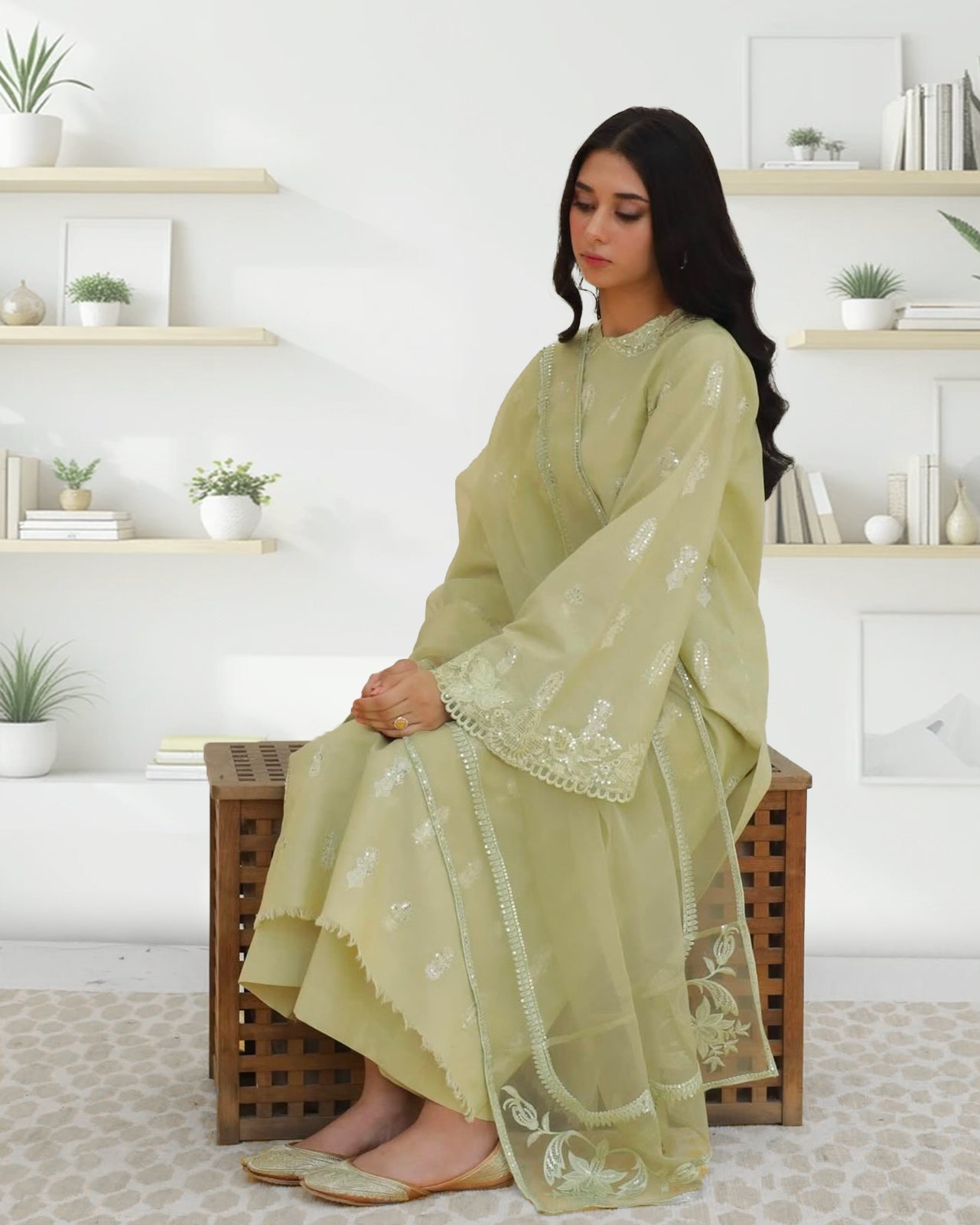 Apple Green – Stylish Summer Suit for Women