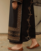 Royal Black Attire – Classic 3-Piece Suit for Women 2pcs Stich Suit