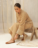 Golden Grace – Luxury Embroidered Suit for Women
