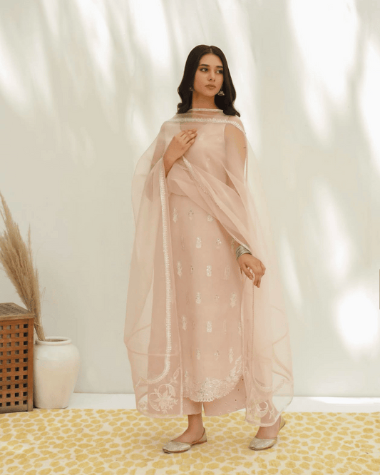 Dusty Pink – Elegant Summer Suit for Women 3-piece