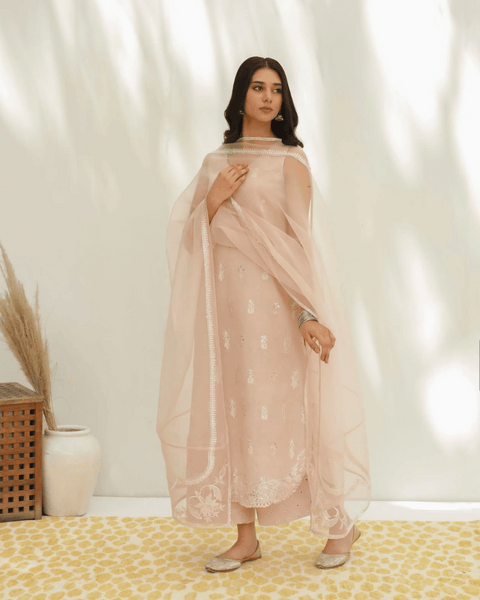 Dusty Pink – Elegant Summer Suit for Women 3-piece