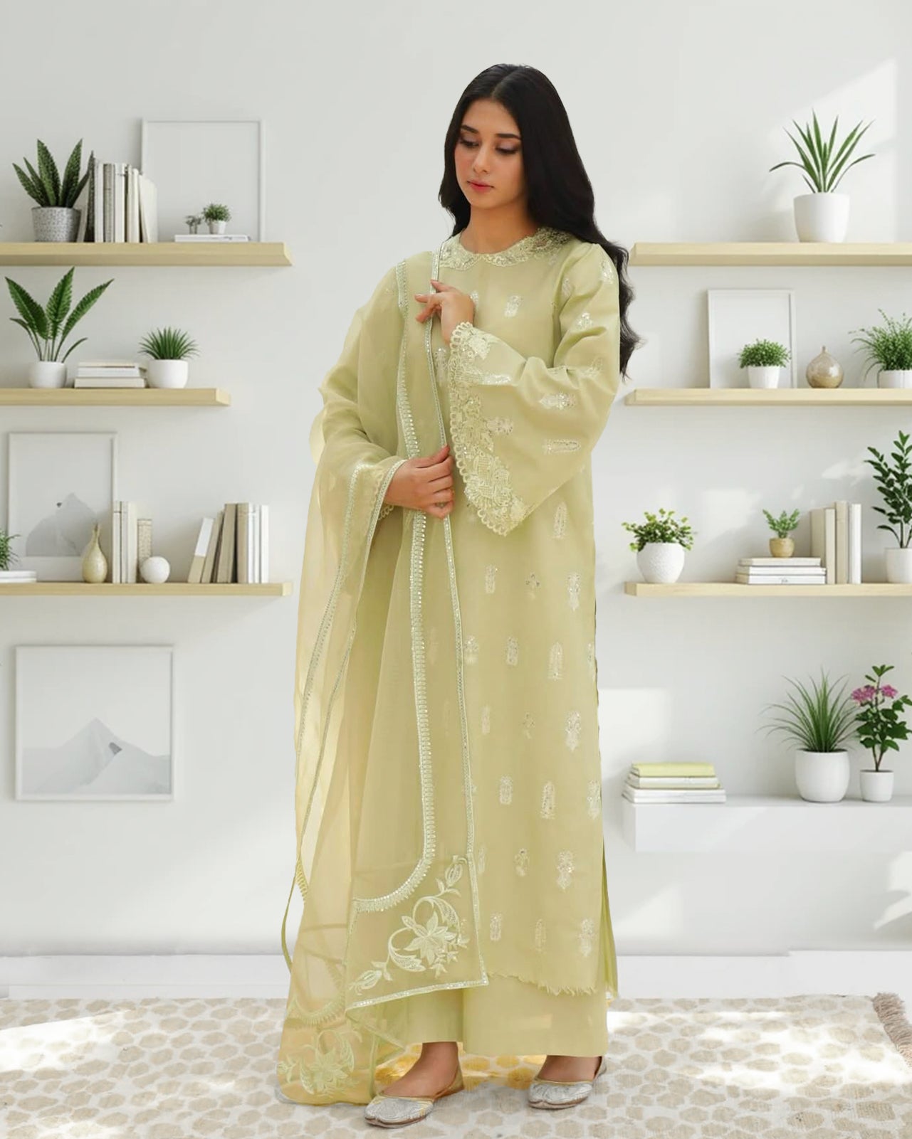 Apple Green – Stylish Summer Suit for Women