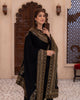 Black Mystique – Luxury Embroidered Suit for Women