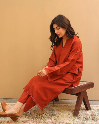 Copper Bloom – Luxury 3-Piece Suit for Women