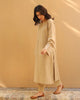 Beige Blossom – Stylish 2-Piece Suit for Women