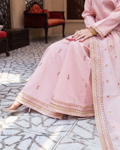 Pink Majesty – Premium Stitched Suit for Women 2pcs Stich Suit