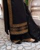 Royal Black Attire – Classic 3-Piece Suit for Women 2pcs Stich Suit