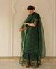 Royal Green Attire – Luxury 3-Piece Suit for Women 2pcs Stich Suit